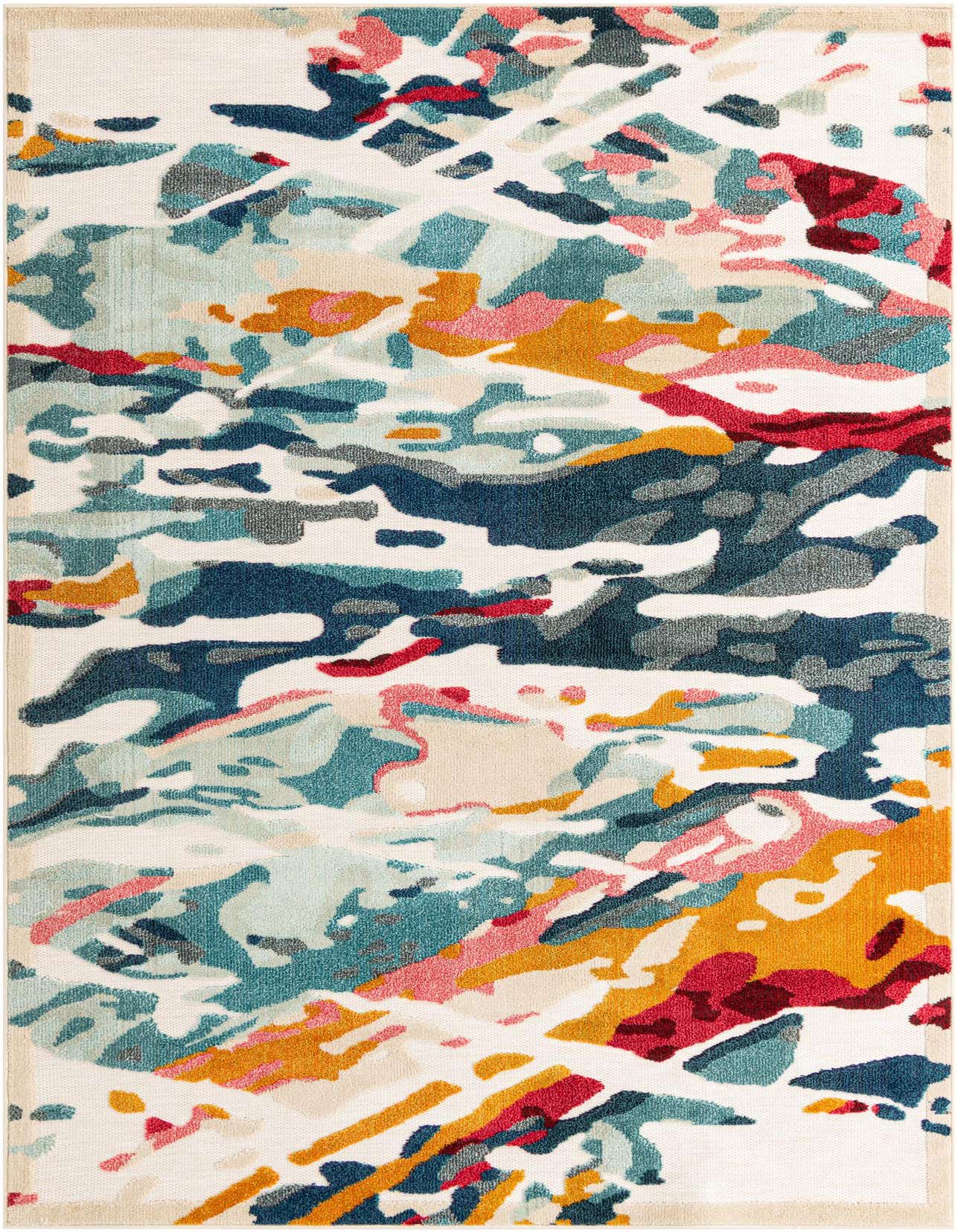 Primary image  6' x 9'  Washable Casablanca Indoor / Outdoor Rug