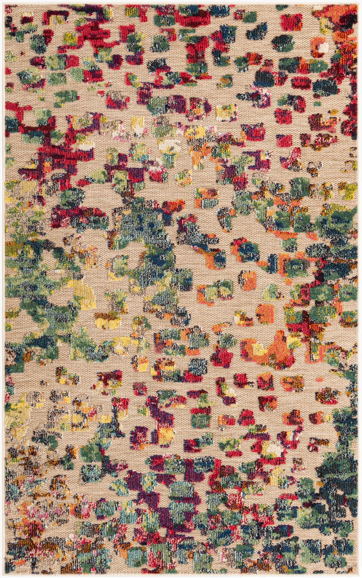  4' x 6'  Washable Casablanca Indoor / Outdoor Rug