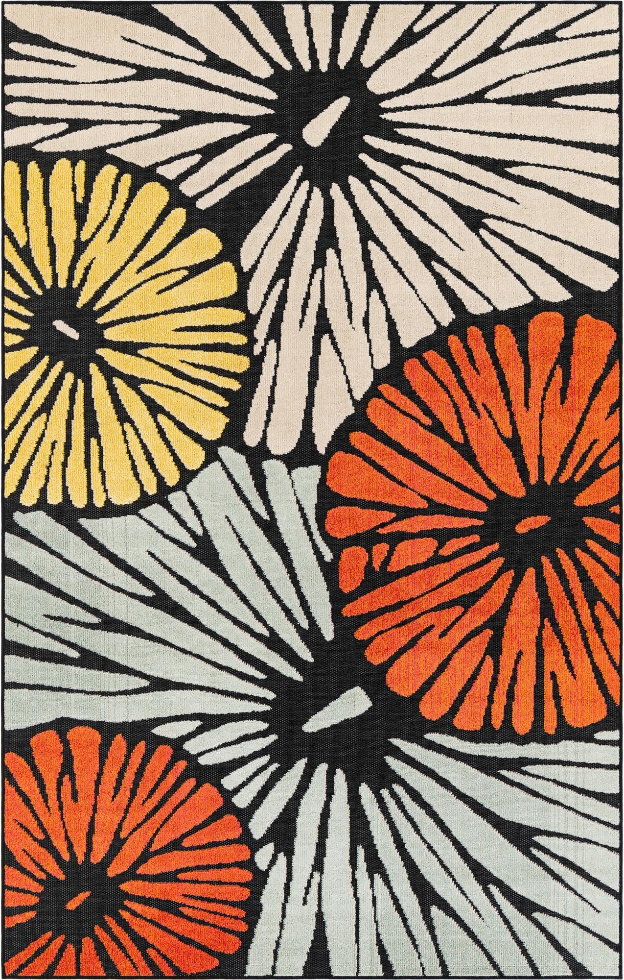  6' x 9'  Washable Casablanca Indoor / Outdoor Rug