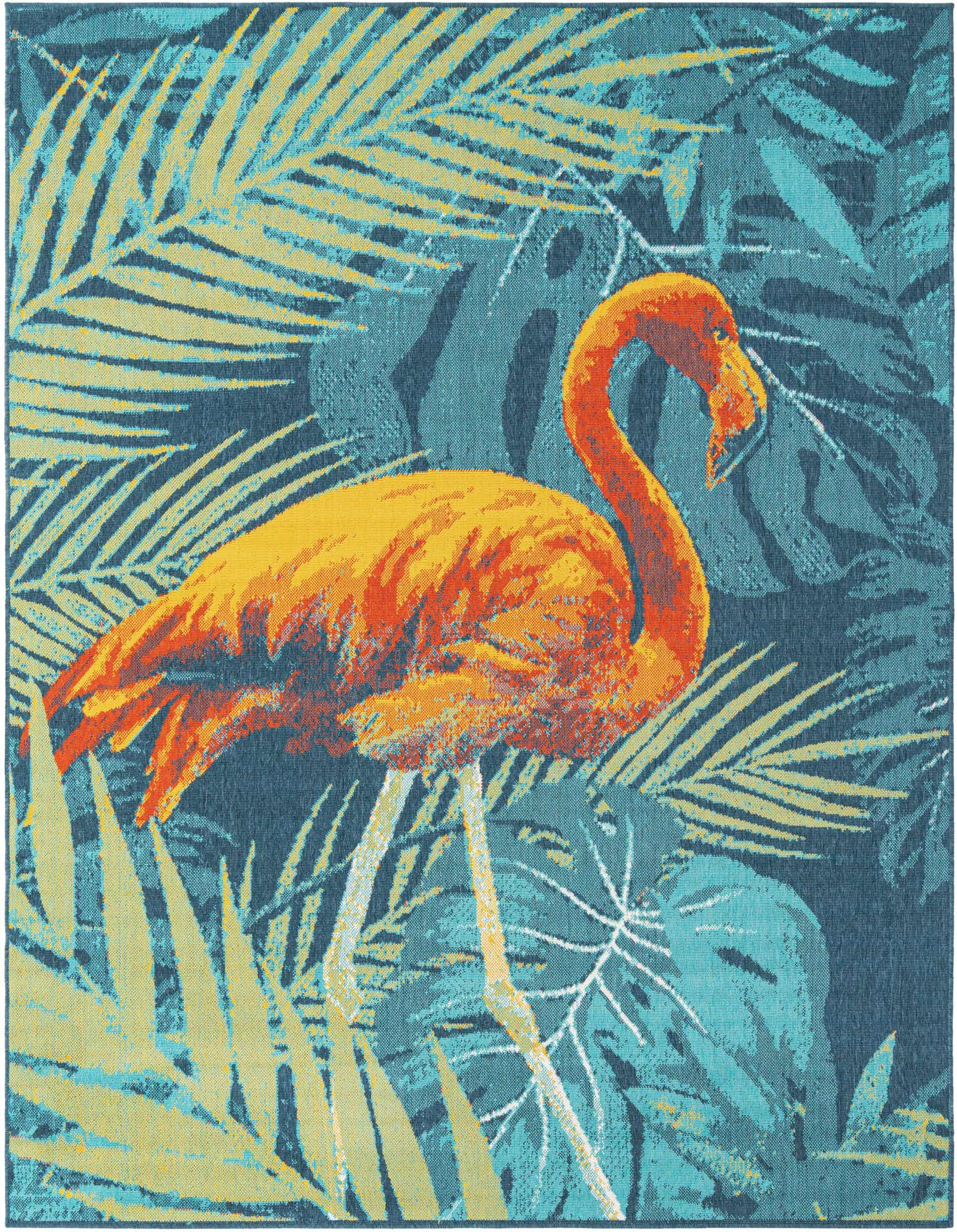 Primary image  7' 10 x 10'  Washable Coastal Indoor / Outdoor Rug