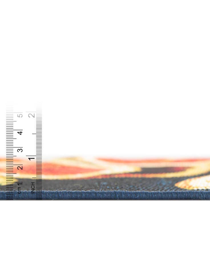 Detail image of  4' x 6'  Washable Coastal Indoor / Outdoor Rug