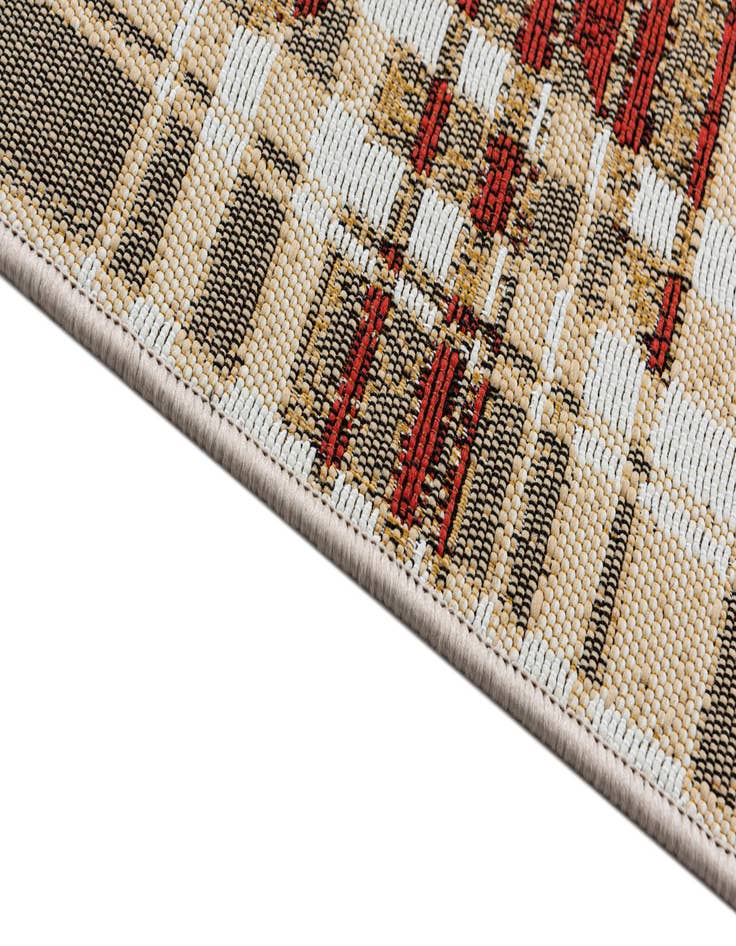 Detail image of  5' 3 x 7' 7  Washable Modern Indoor / Outdoor Rug