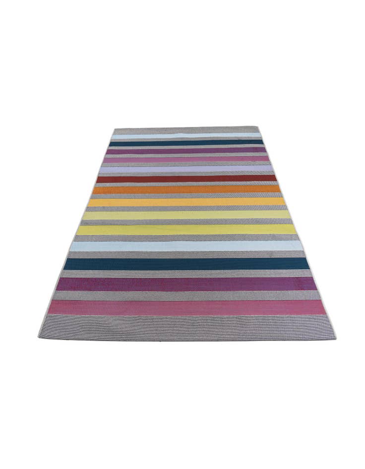 Detail image of  5' 3 x 7' 8  Washable Modern Indoor / Outdoor Rug