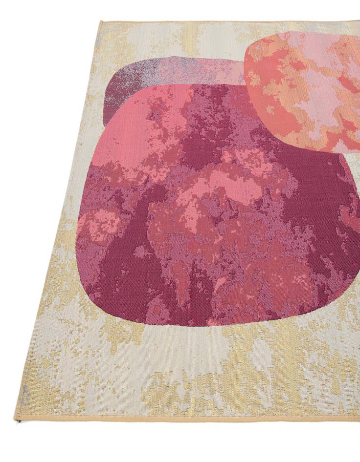 Detail image of  5' 3 x 7' 6  Washable Modern Indoor / Outdoor Rug