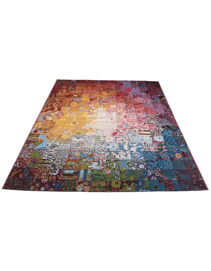 Detail image of  5' 2 x 7' 9  Washable Modern Indoor / Outdoor Rug