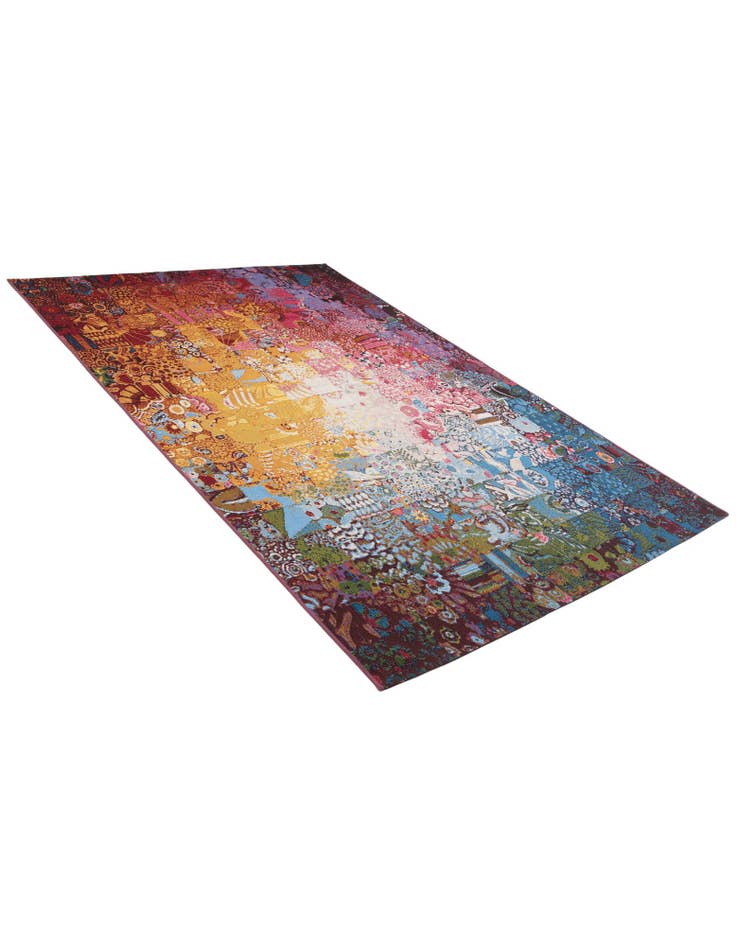 Detail image of  5' 2 x 7' 9  Washable Modern Indoor / Outdoor Rug