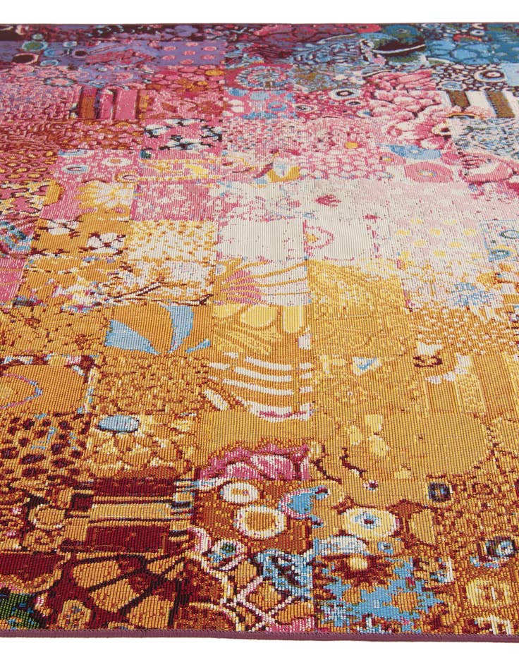 Detail image of  5' 2 x 7' 9  Washable Modern Indoor / Outdoor Rug