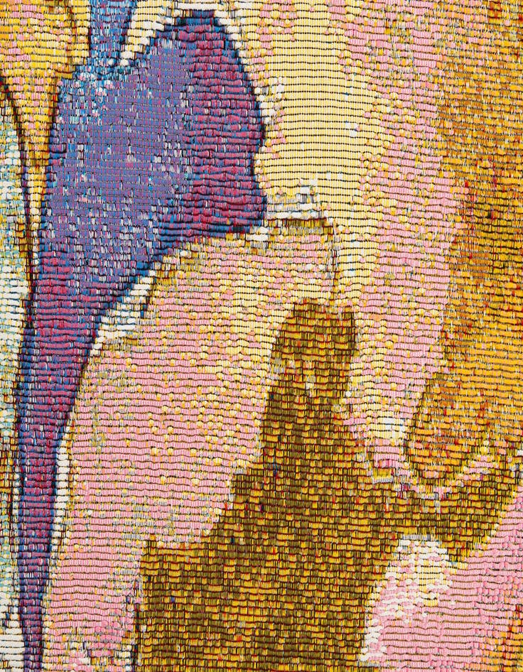 Detail image of  5' 3 x 7' 9  Washable Modern Indoor / Outdoor Rug