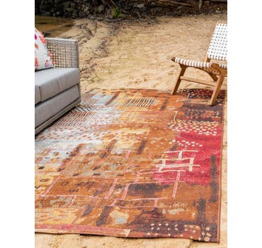 Multicolor 2' 2 x 3' Modern Indoor / Outdoor Rug | Rugs.com