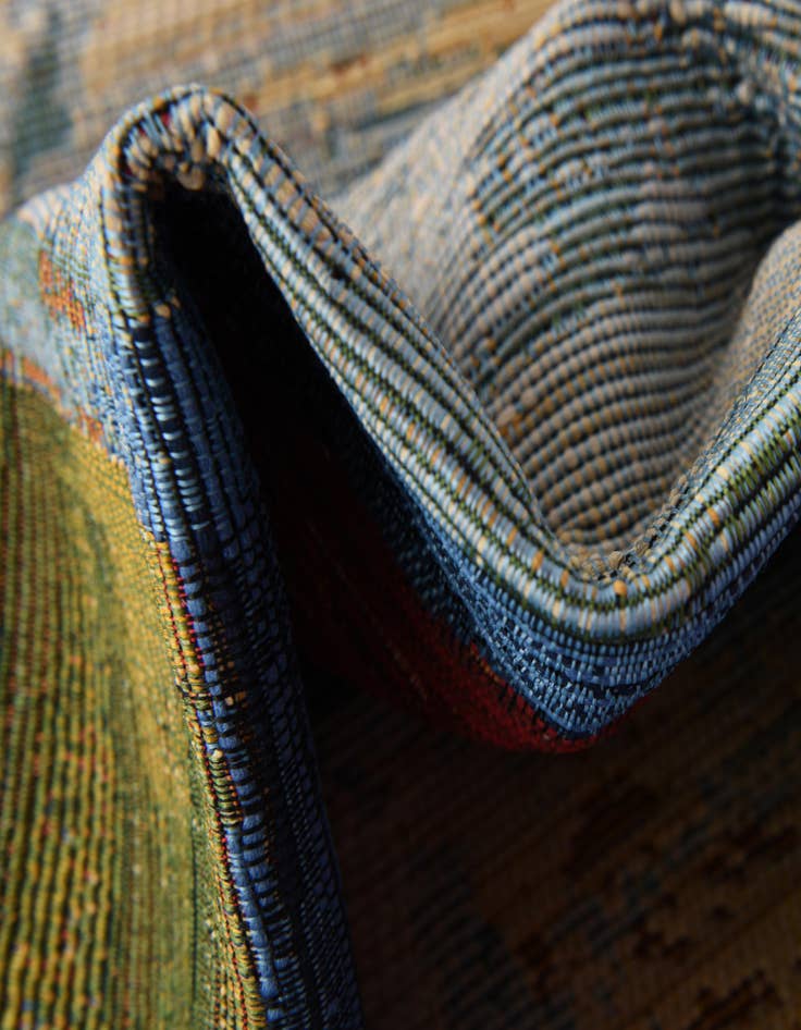 Detail image of  2' 2 x 3'  Washable Modern Indoor / Outdoor Rug