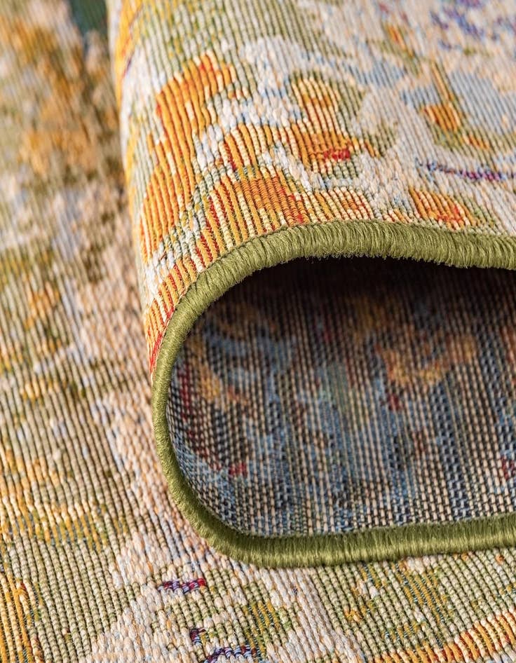 Detail image of  7' x 10'  Washable Modern Indoor / Outdoor Rug