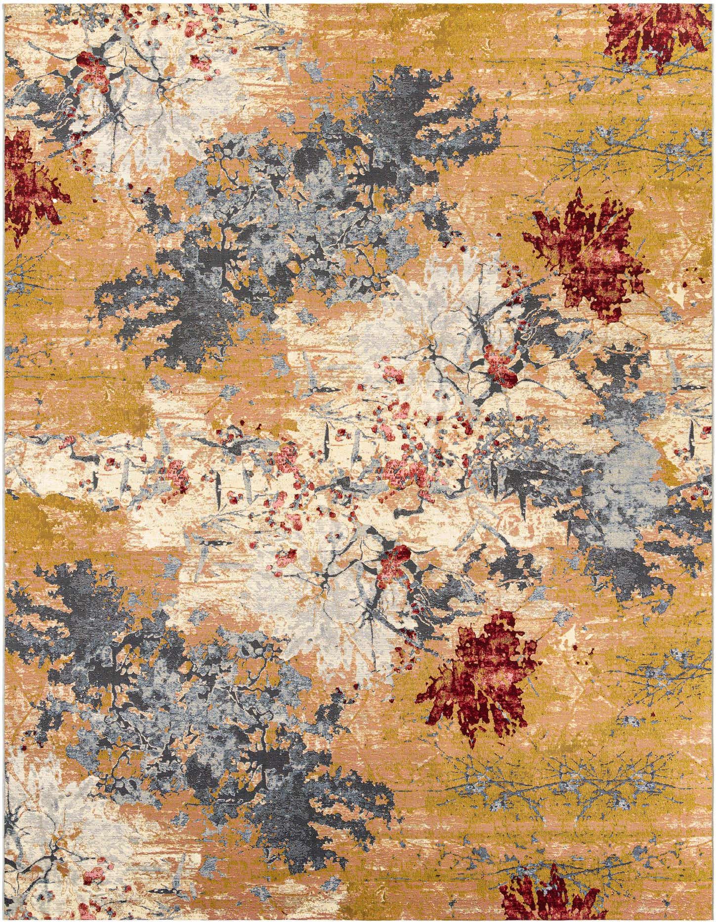 Primary image  10' x 14'  Washable Modern Indoor / Outdoor Rug