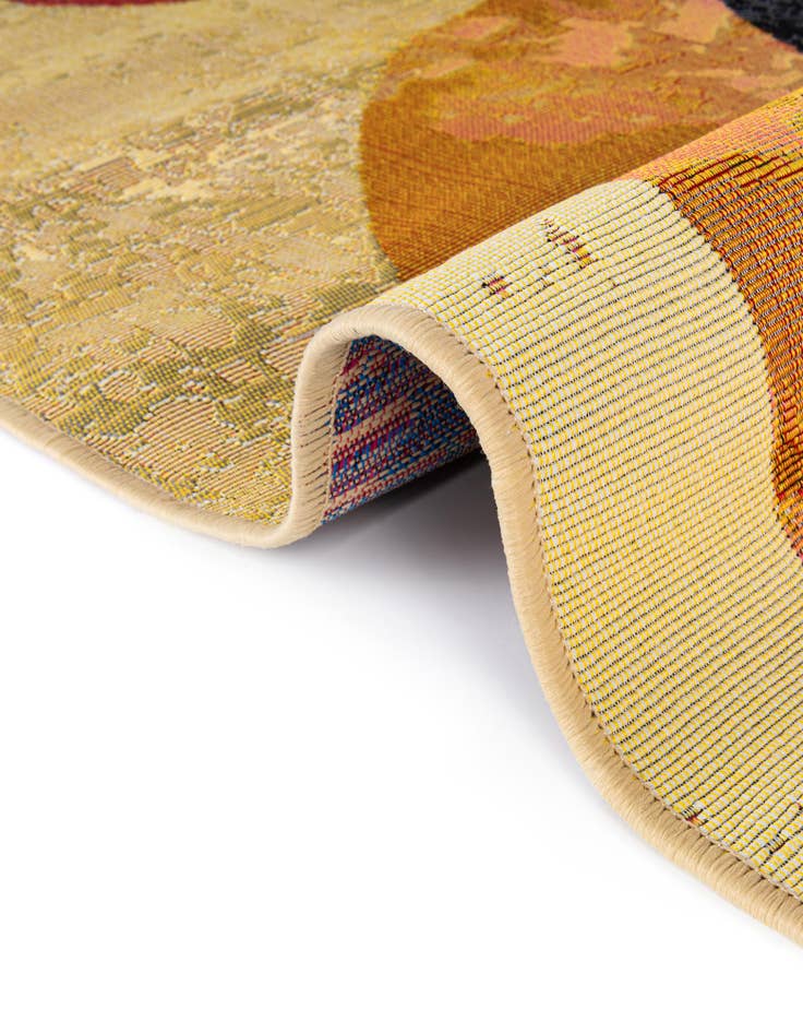 Detail image of  7' 10 x 10'  Washable Modern Indoor / Outdoor Rug