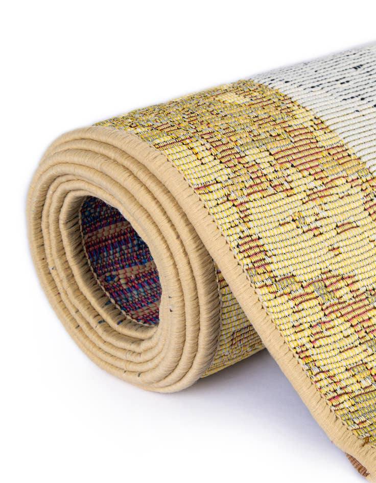 Detail image of  7' 10 x 10'  Washable Modern Indoor / Outdoor Rug