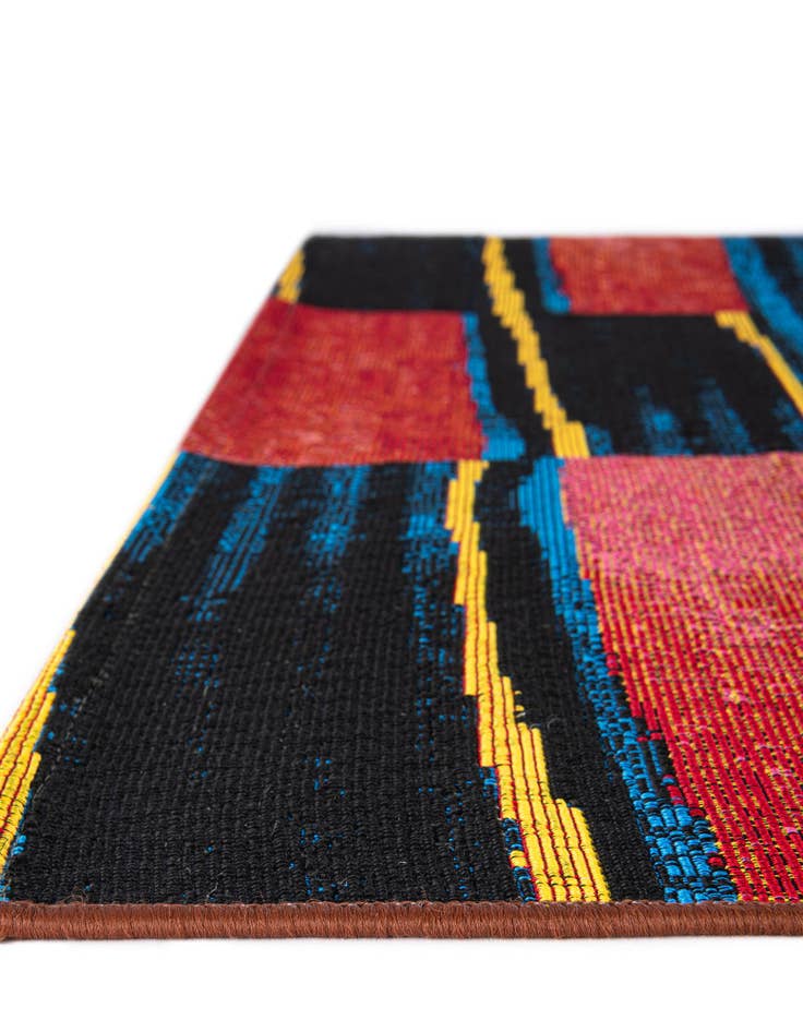 Detail image of  7' 10 x 10'  Washable Modern Indoor / Outdoor Rug