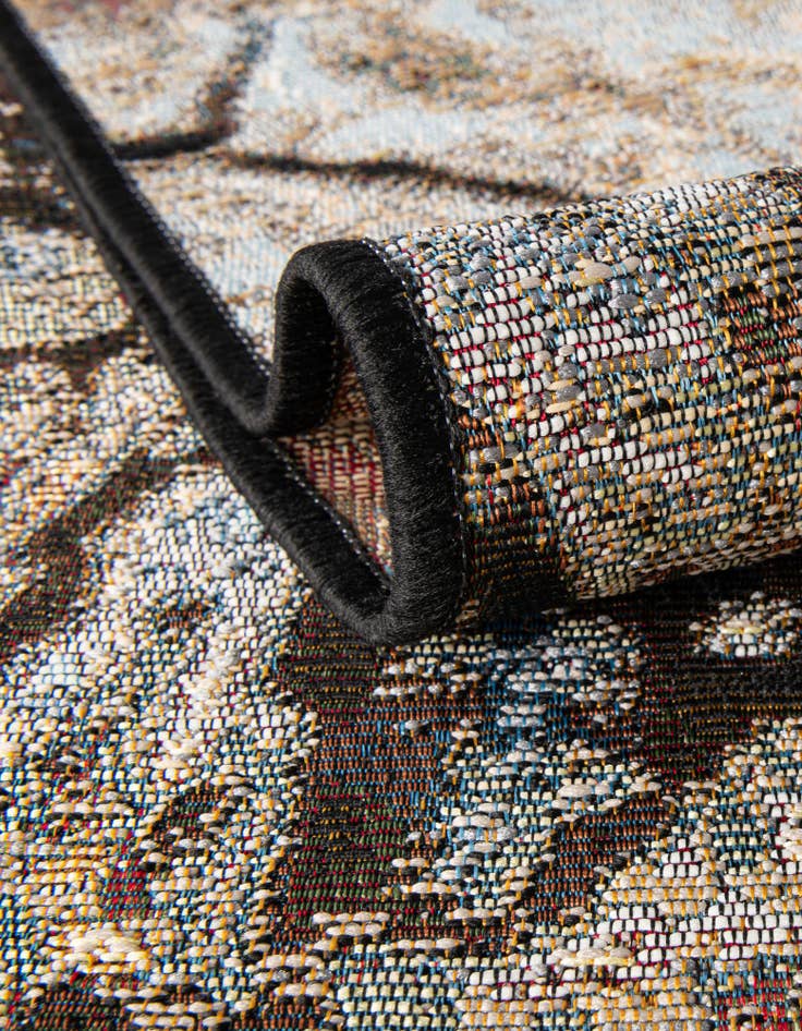 Detail image of  4' x 6'  Washable Modern Indoor / Outdoor Rug