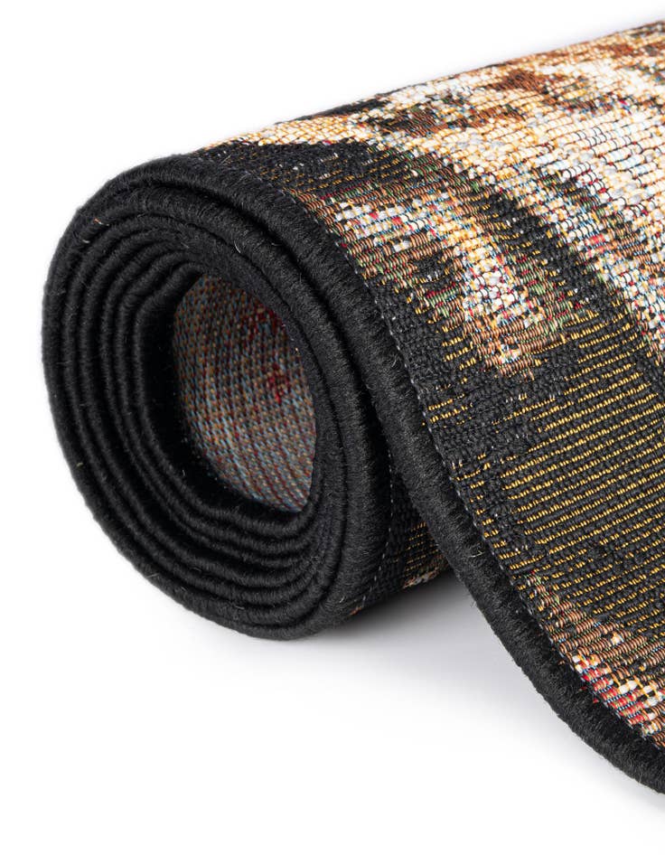 Detail image of  4' x 6'  Washable Modern Indoor / Outdoor Rug