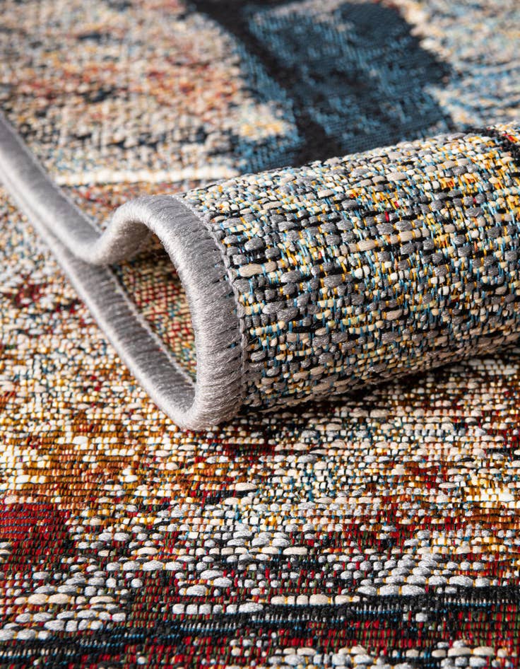 Detail image of  10' x 14'  Washable Modern Indoor / Outdoor Rug