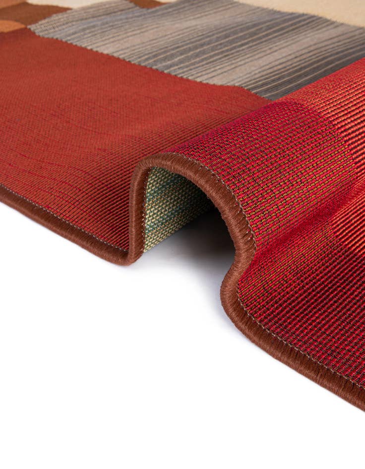 Detail image of  4' x 6'  Washable Modern Indoor / Outdoor Rug