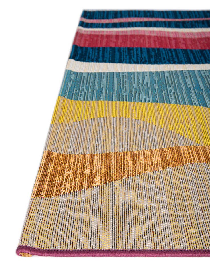 Detail image of  4' x 6'  Washable Modern Indoor / Outdoor Rug