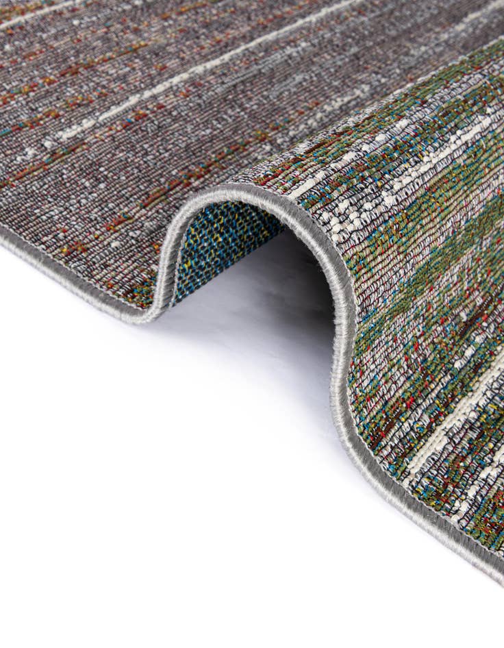 Detail image of  4' x 6'  Washable Modern Indoor / Outdoor Rug