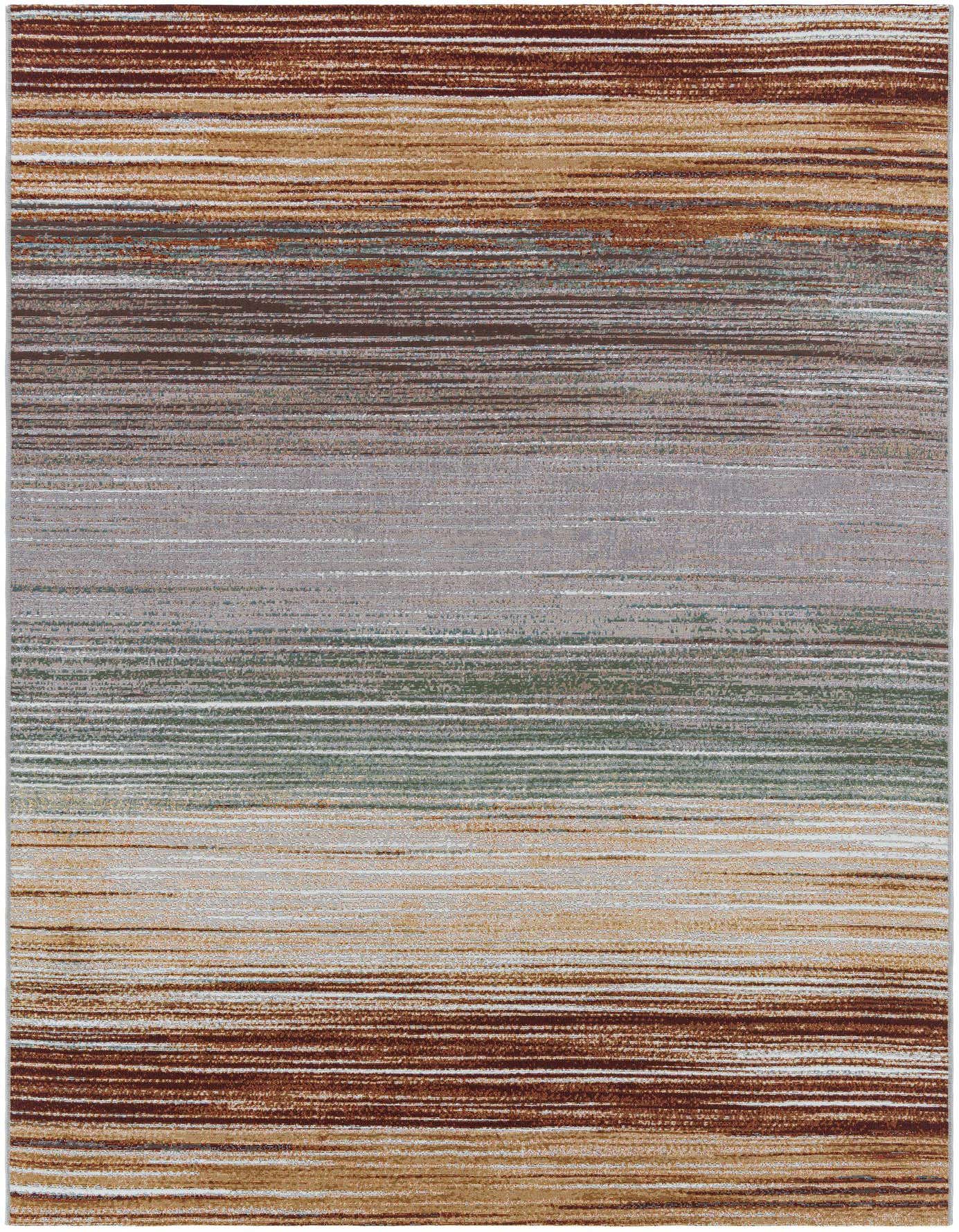 Primary image  6' x 9'  Washable Modern Indoor / Outdoor Rug