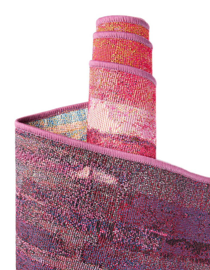 Detail image of  7' x 10'  Washable Modern Indoor / Outdoor Rug