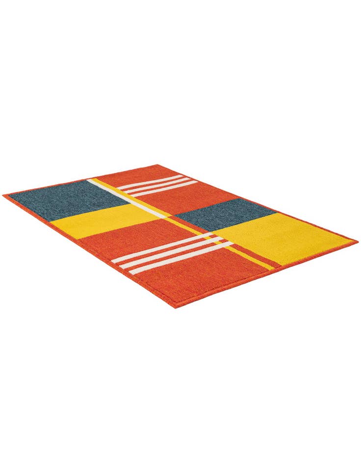 Detail image of  2' x 3'  Washable Modern Indoor / Outdoor Rug