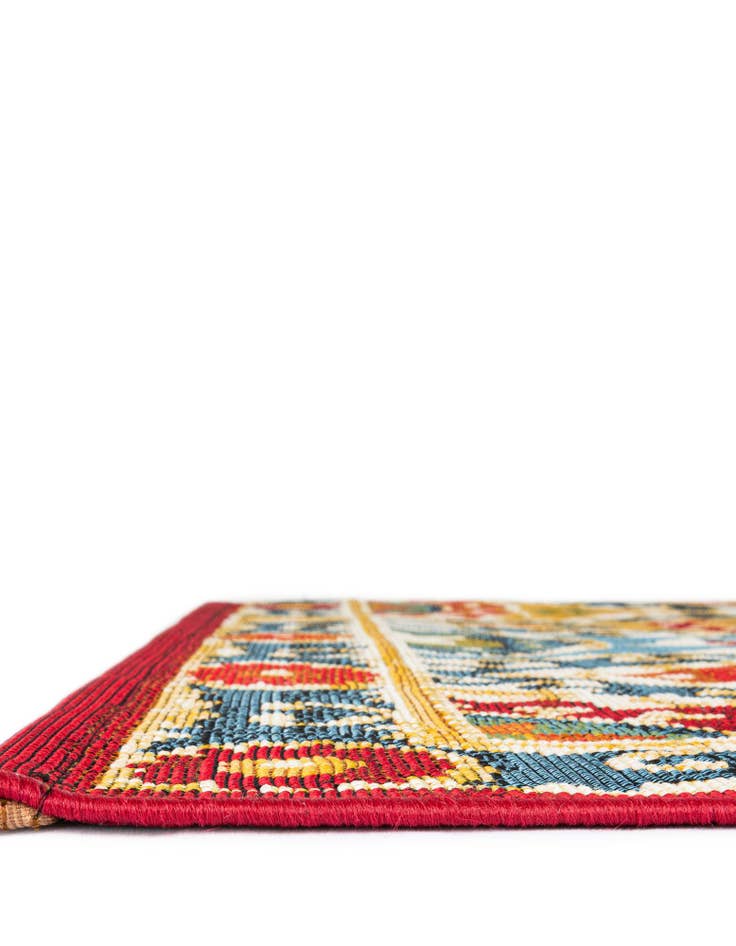 Detail image of  9' x 12'  Washable Modern Indoor / Outdoor Rug