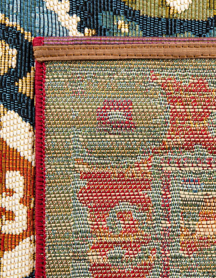 Detail image of  9' x 12'  Washable Modern Indoor / Outdoor Rug