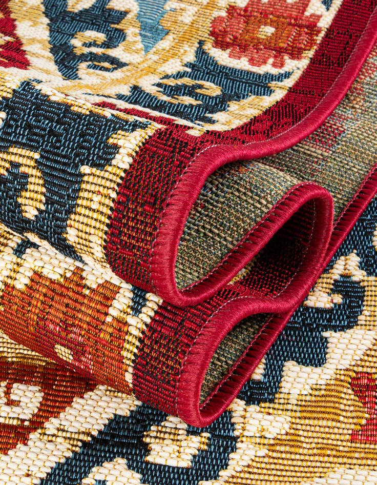 Detail image of  9' x 12'  Washable Modern Indoor / Outdoor Rug
