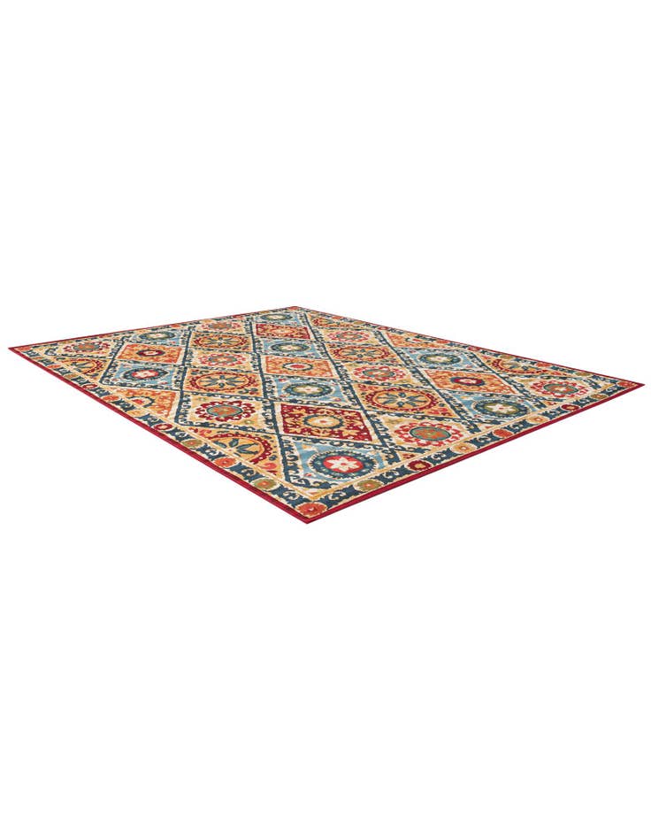 Detail image of  7' 10 x 10'  Washable Modern Indoor / Outdoor Rug