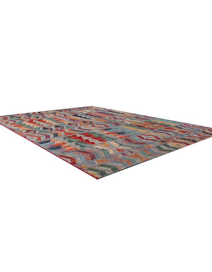 Detail image of  9' x 12'  Washable Modern Indoor / Outdoor Rug