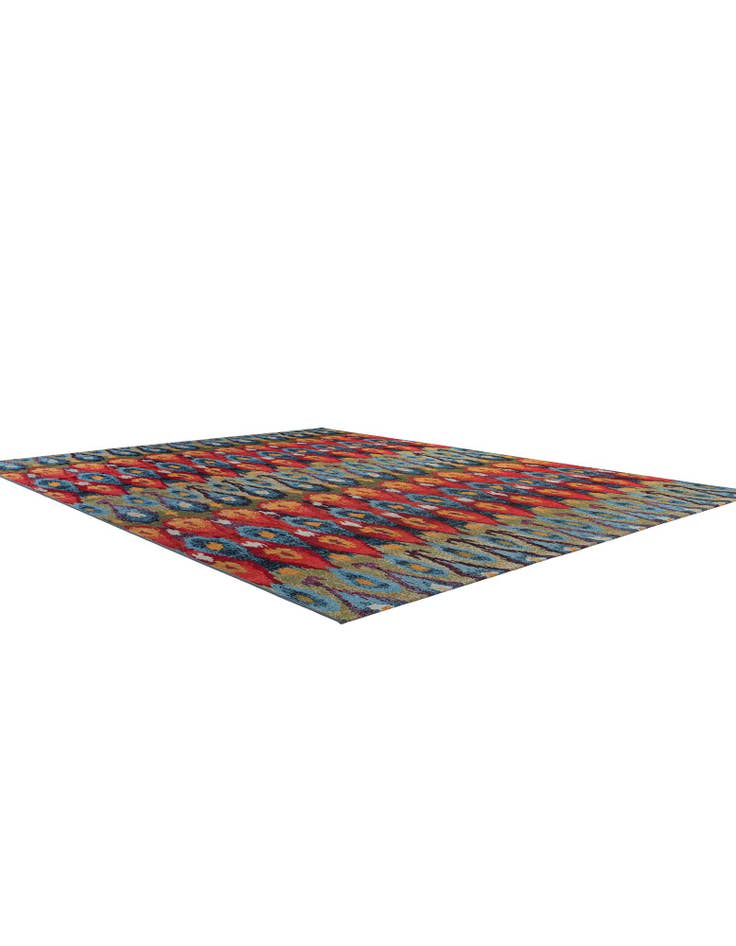 Detail image of  9' x 12'  Washable Modern Indoor / Outdoor Rug