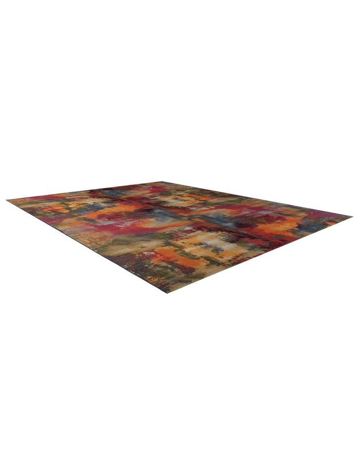 Detail image of  10' x 13'  Washable Modern Indoor / Outdoor Rug