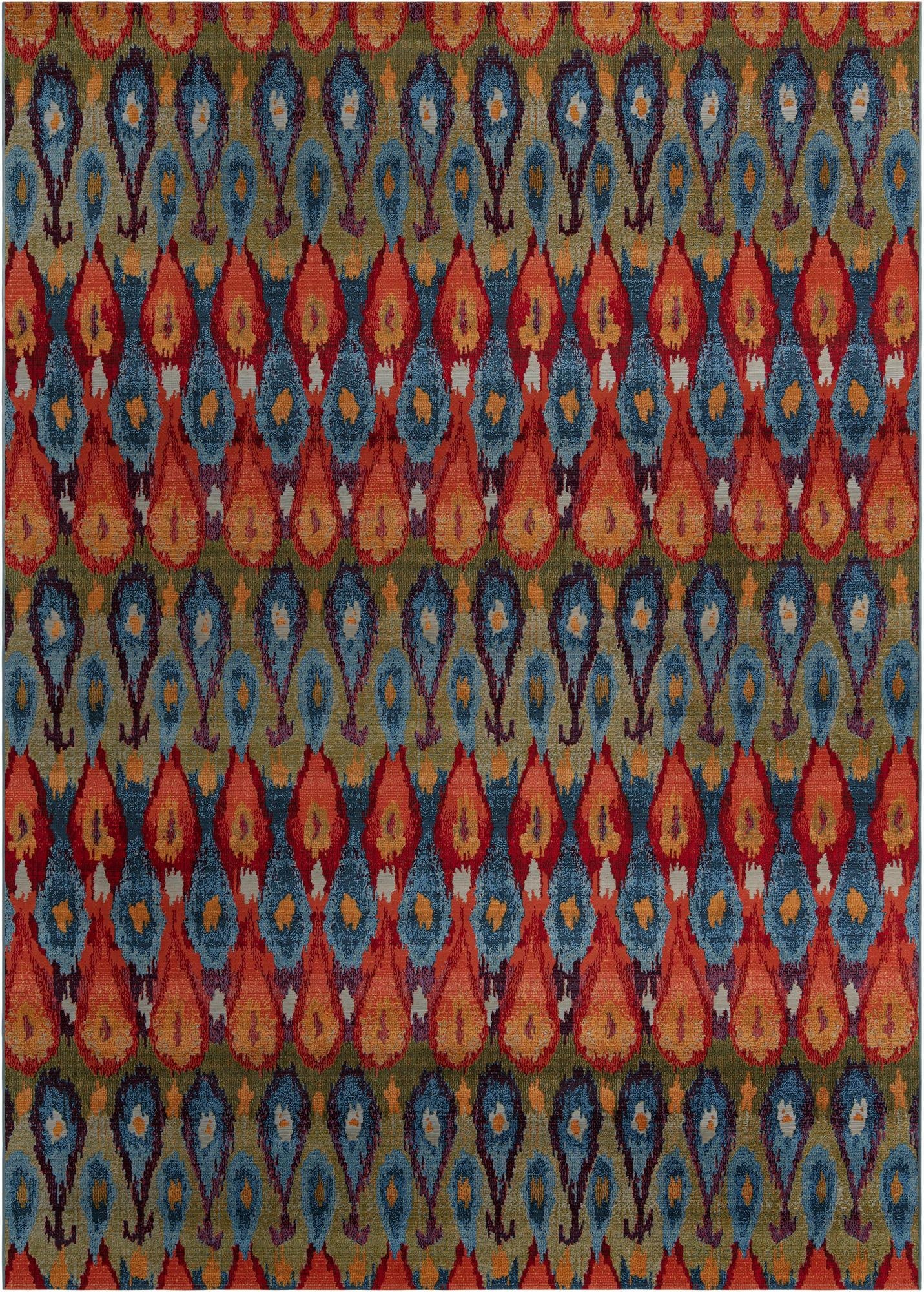  10' x 14'  Washable Modern Indoor / Outdoor Rug