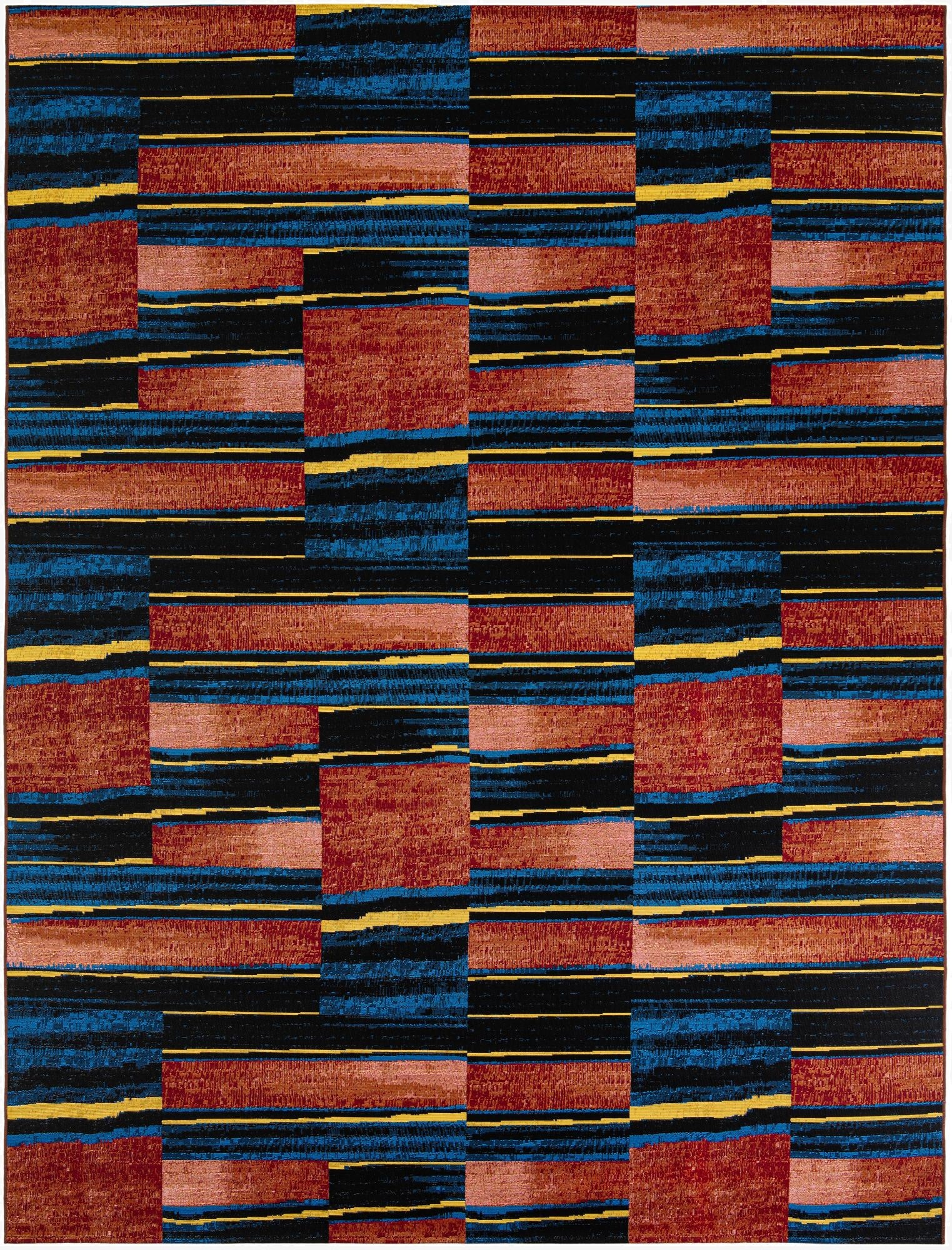  9' x 12'  Washable Modern Indoor / Outdoor Rug