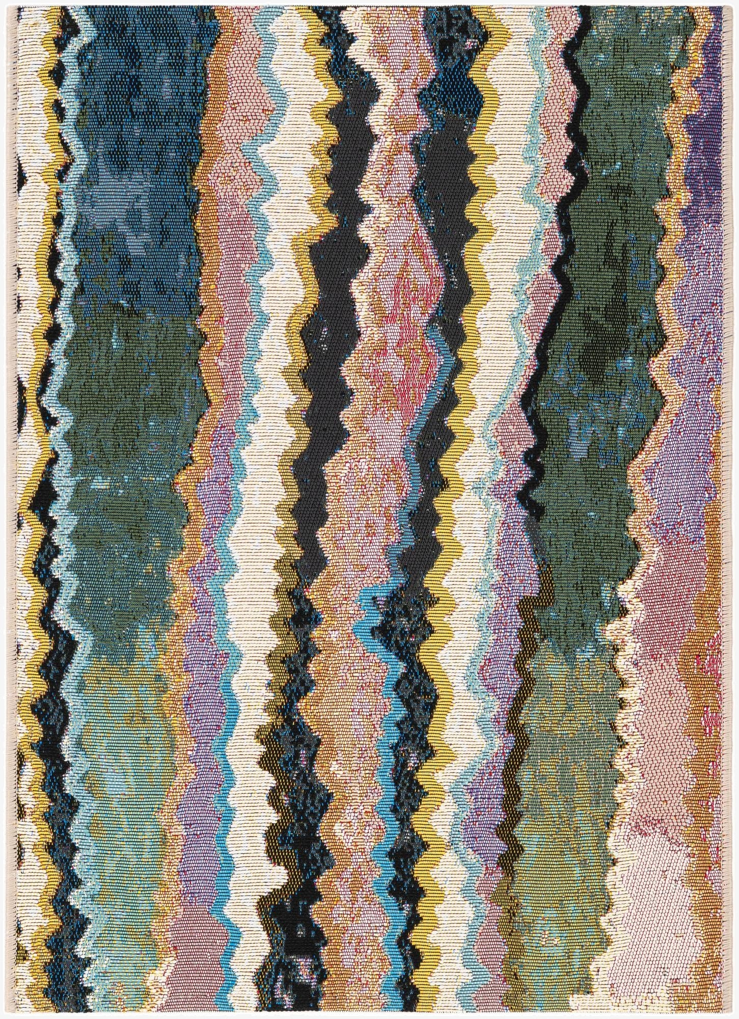  2' x 3'  Washable Modern Indoor / Outdoor Rug