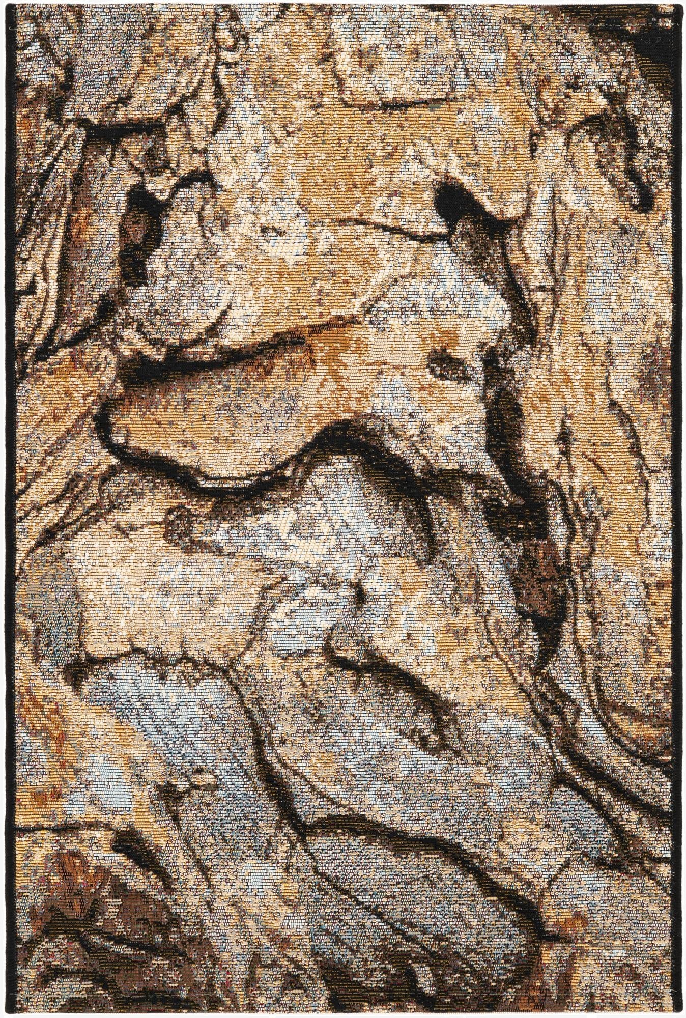  2' x 3'  Washable Modern Indoor / Outdoor Rug