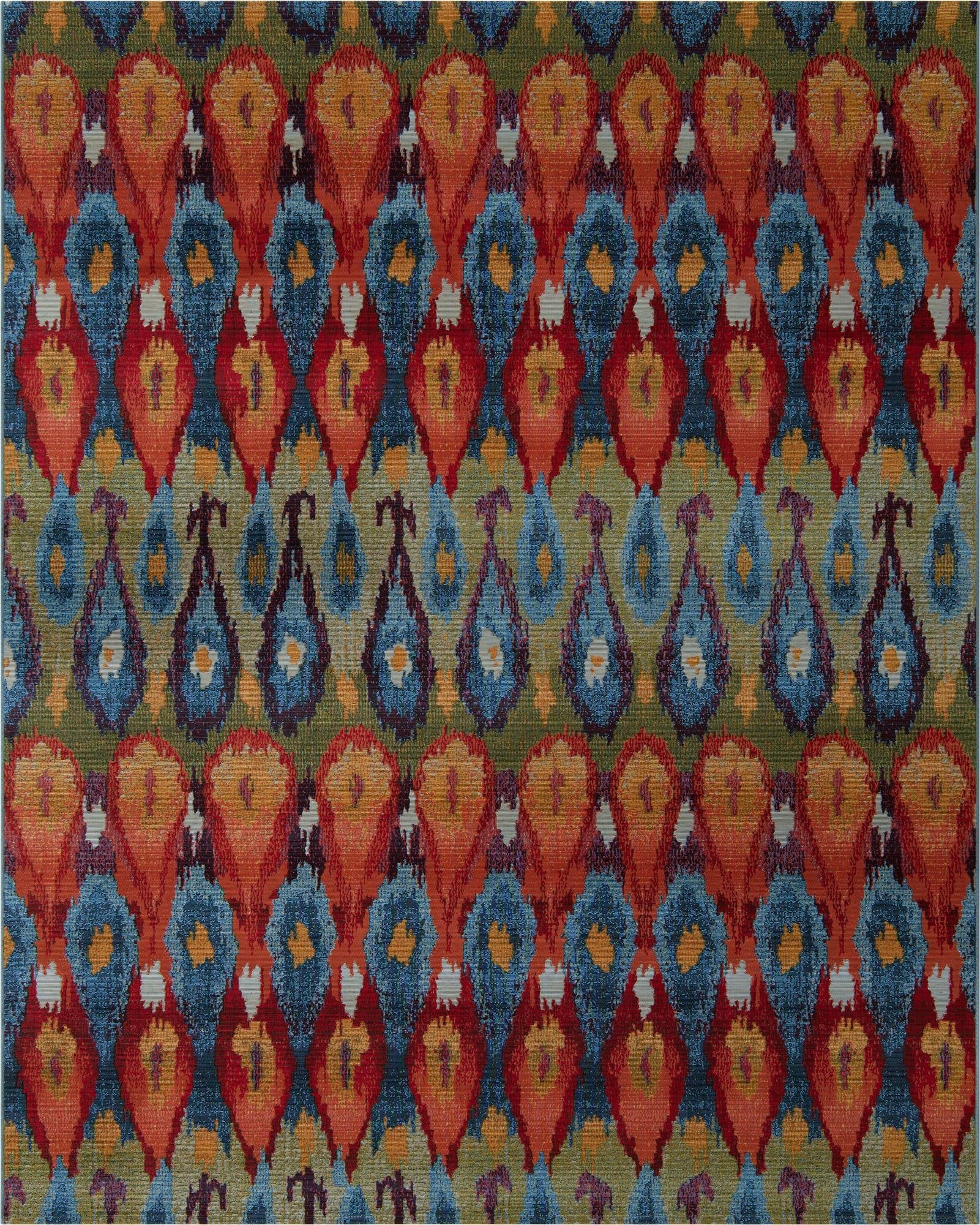  7' 10 x 10'  Washable Modern Indoor / Outdoor Rug