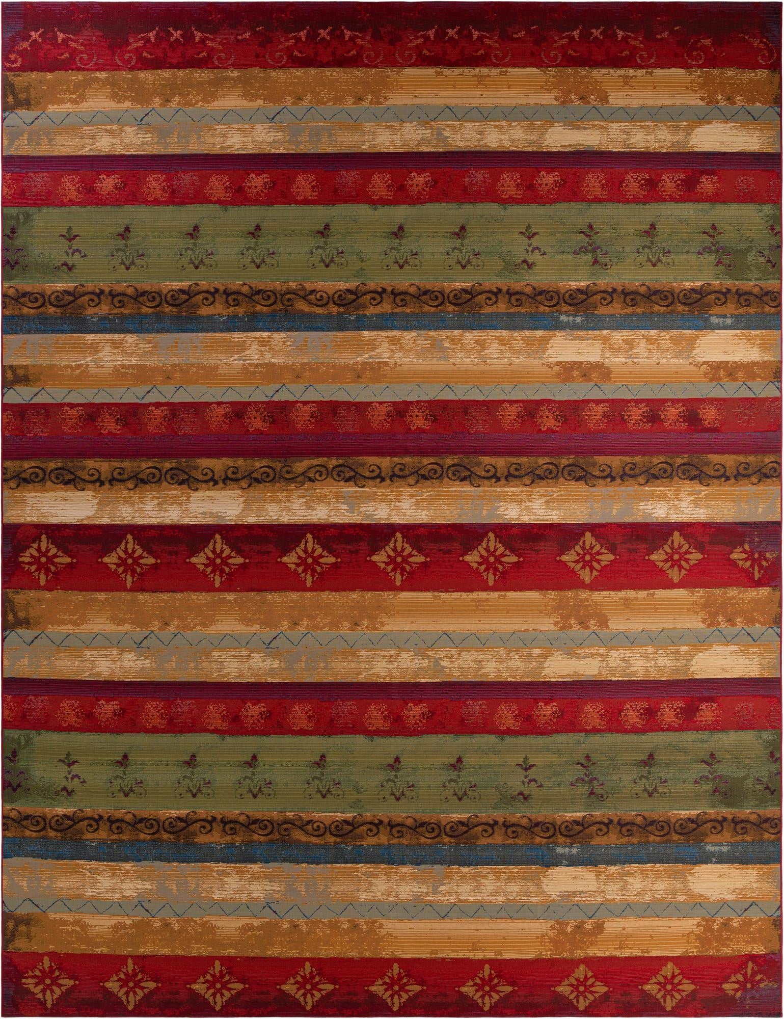  12' x 16'  Washable Modern Indoor / Outdoor Rug