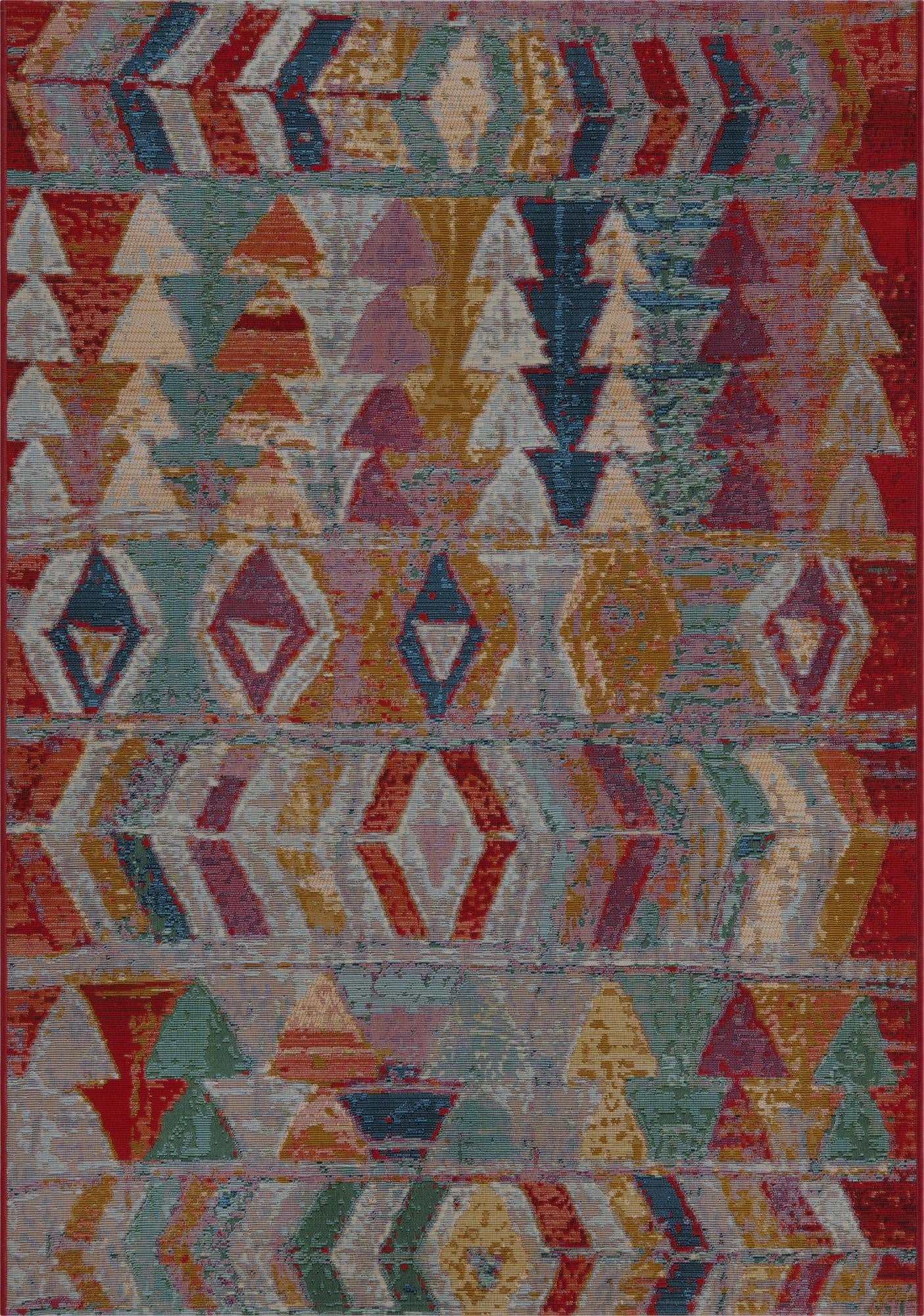  4' x 6'  Washable Modern Indoor / Outdoor Rug