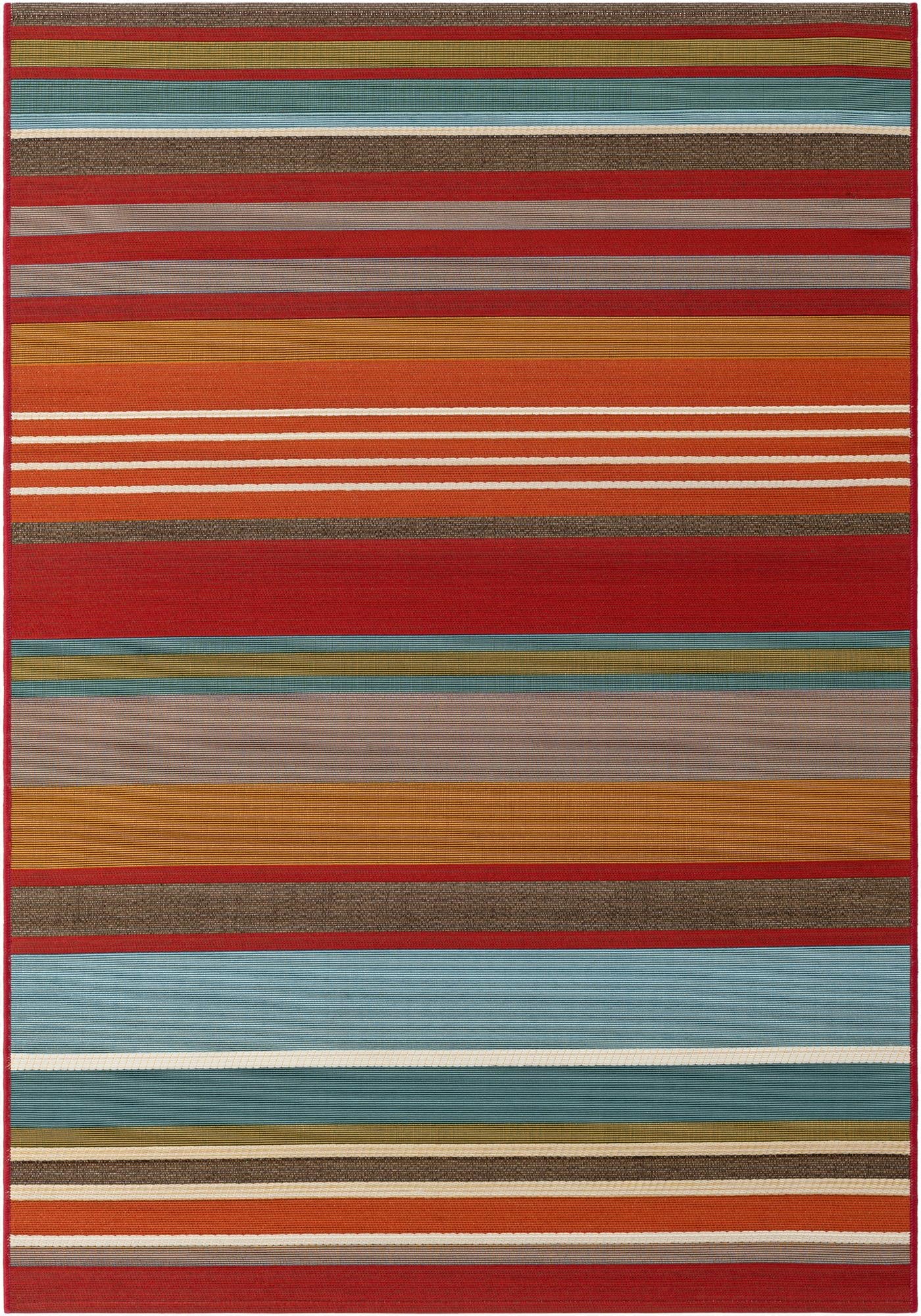  4' x 6'  Washable Modern Indoor / Outdoor Rug