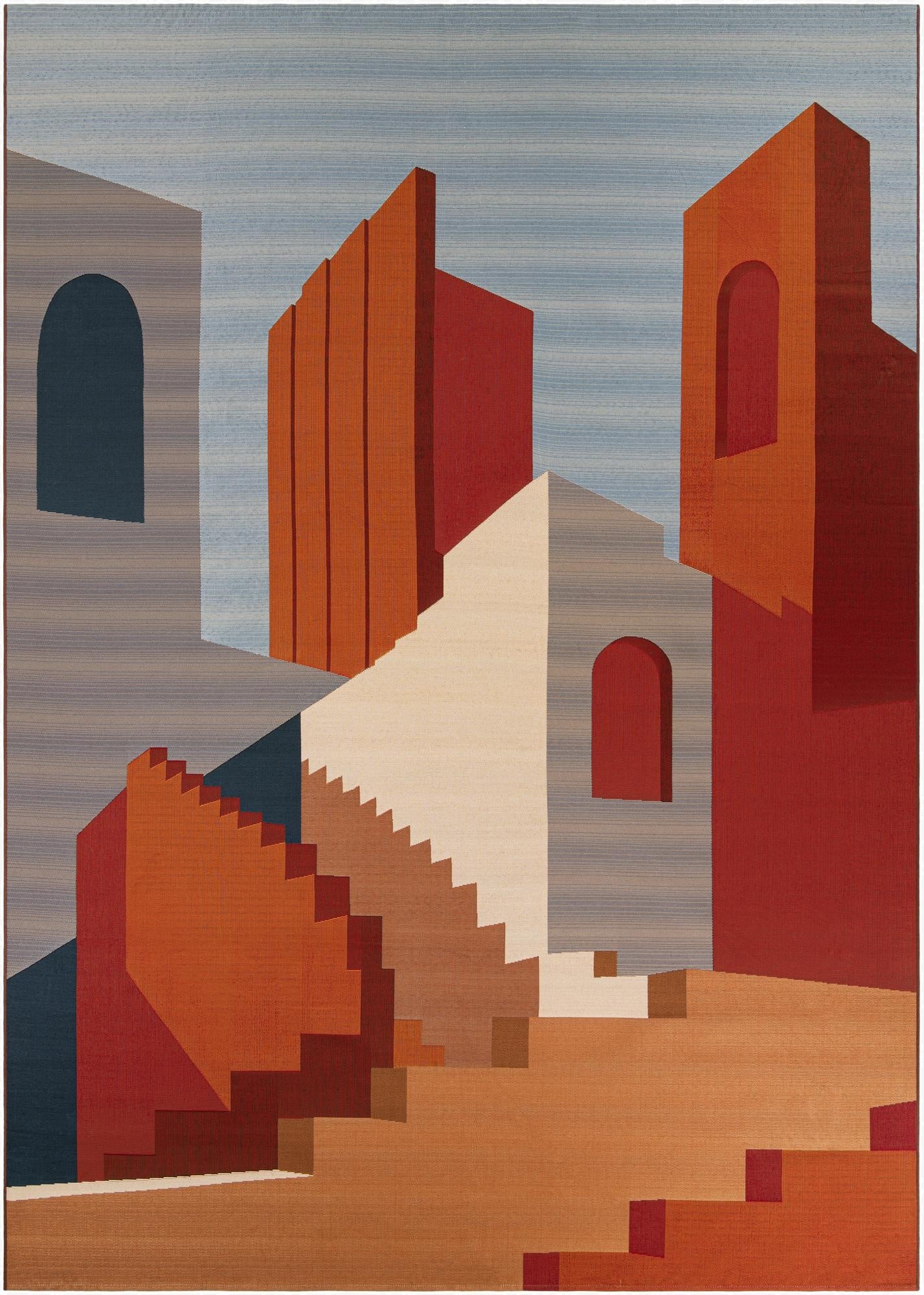  10' x 14'  Washable Modern Indoor / Outdoor Rug