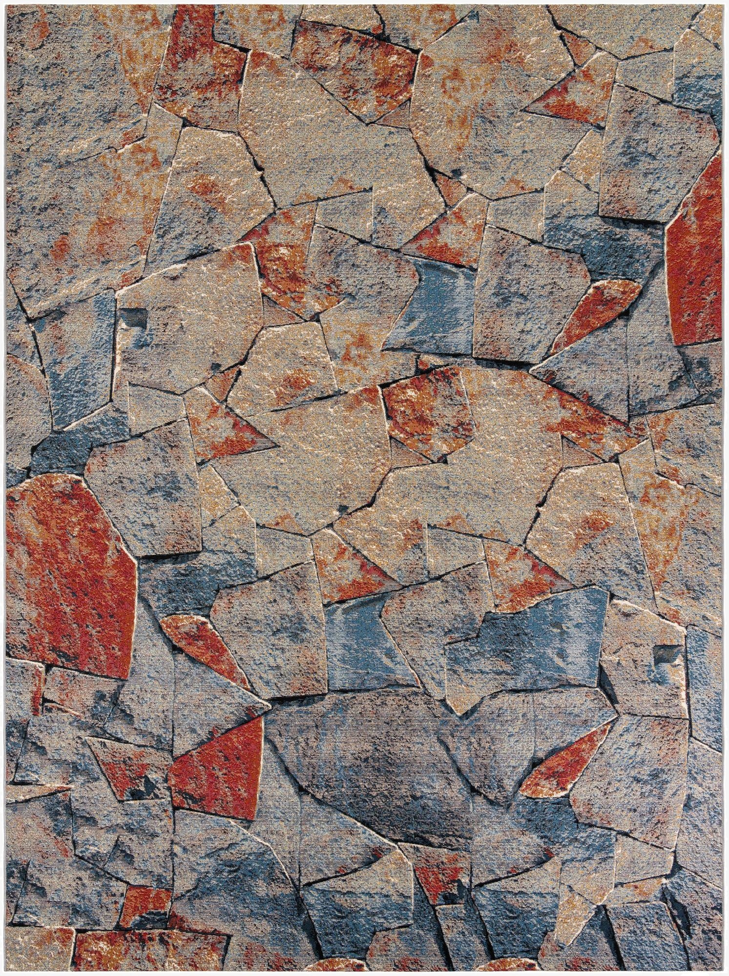  9' x 12'  Washable Modern Indoor / Outdoor Rug