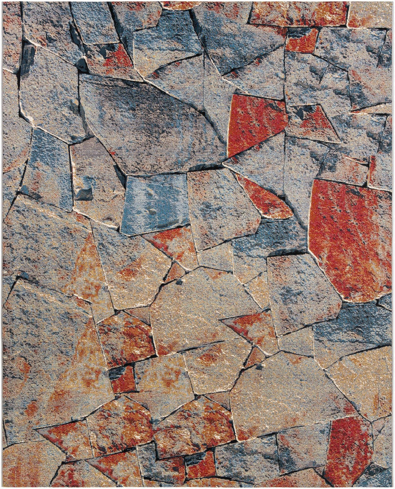  7' 10 x 10'  Washable Modern Indoor / Outdoor Rug