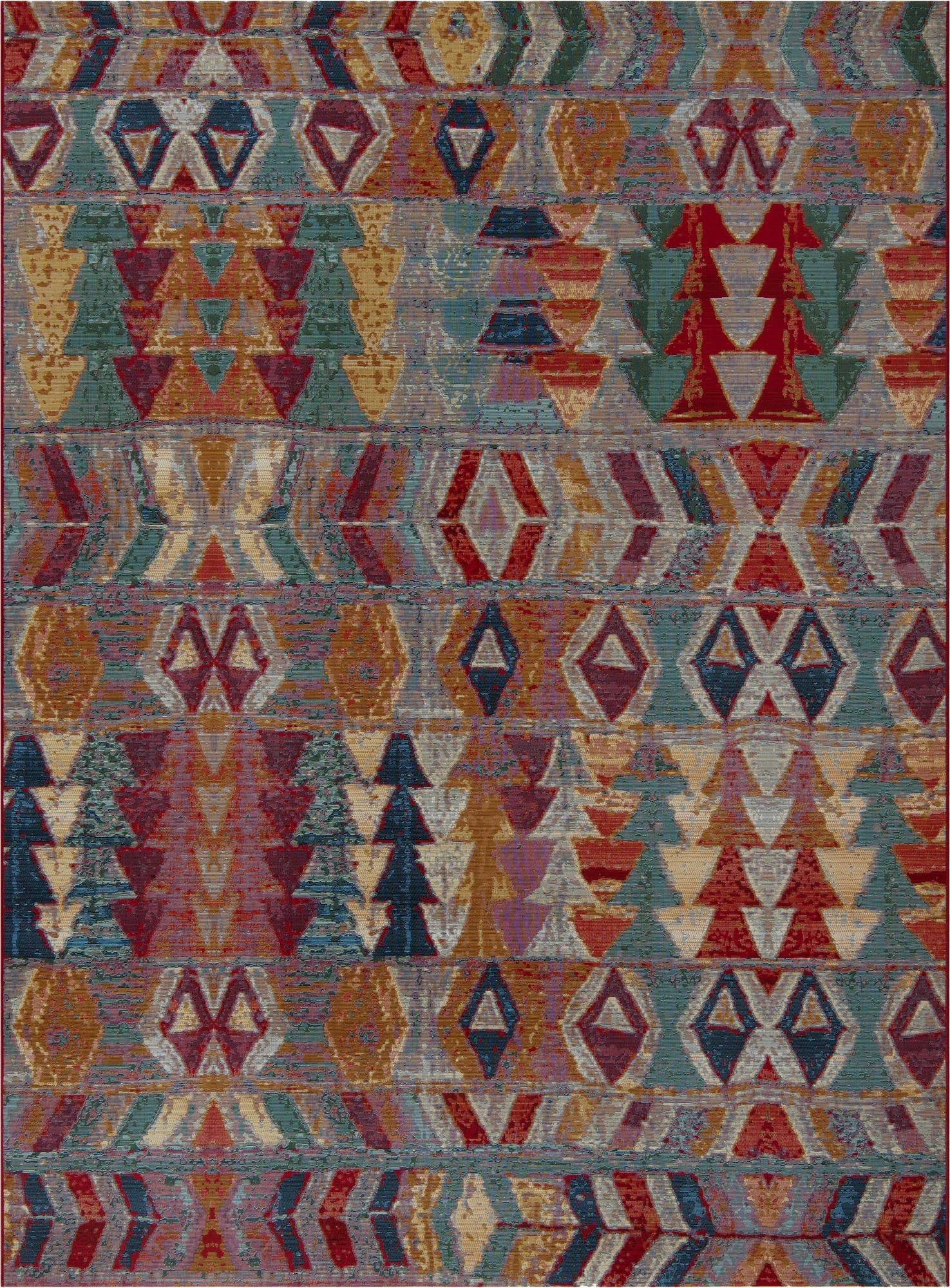  7' 10 x 11'  Washable Modern Indoor / Outdoor Rug