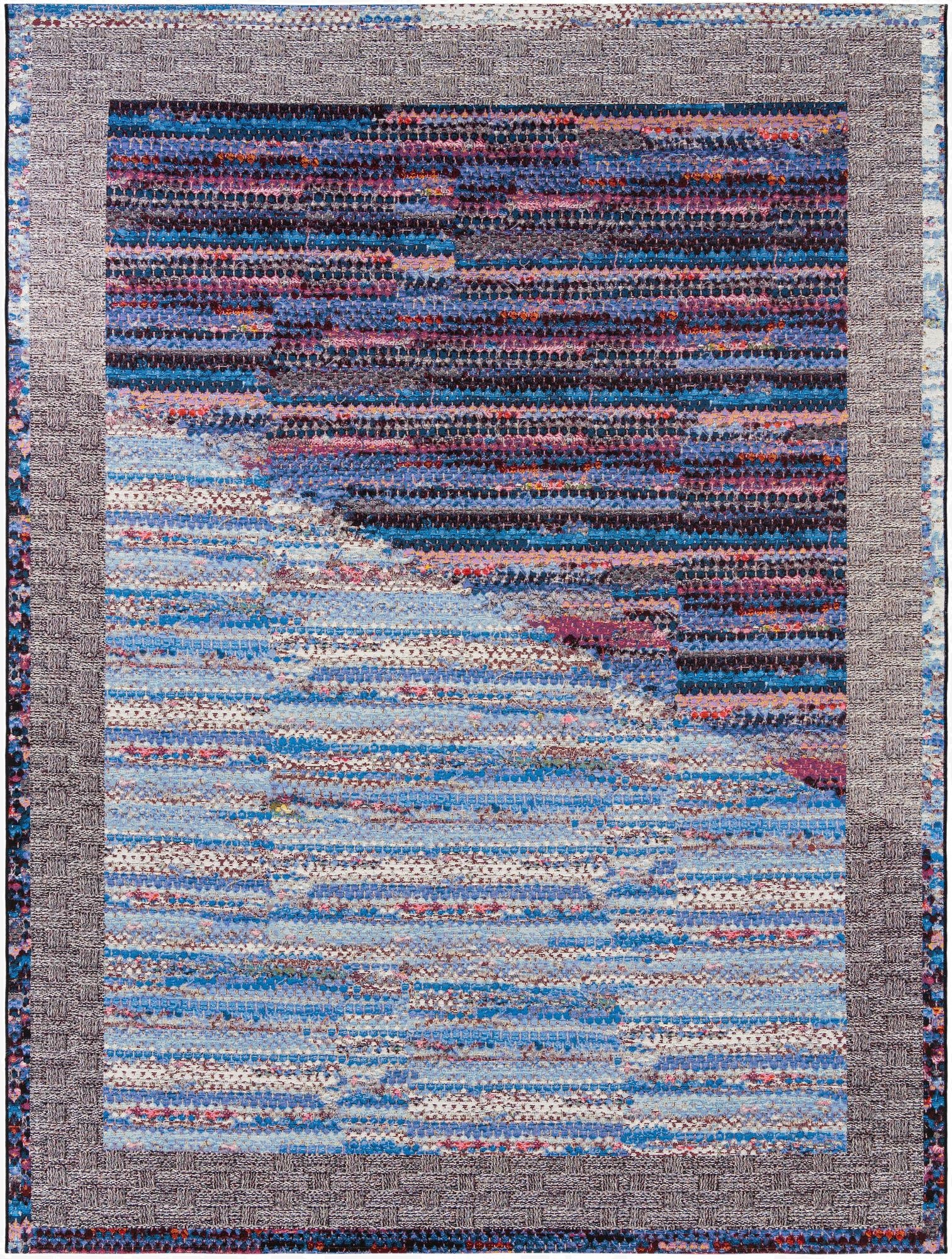  9' x 12'  Washable Modern Indoor / Outdoor Rug