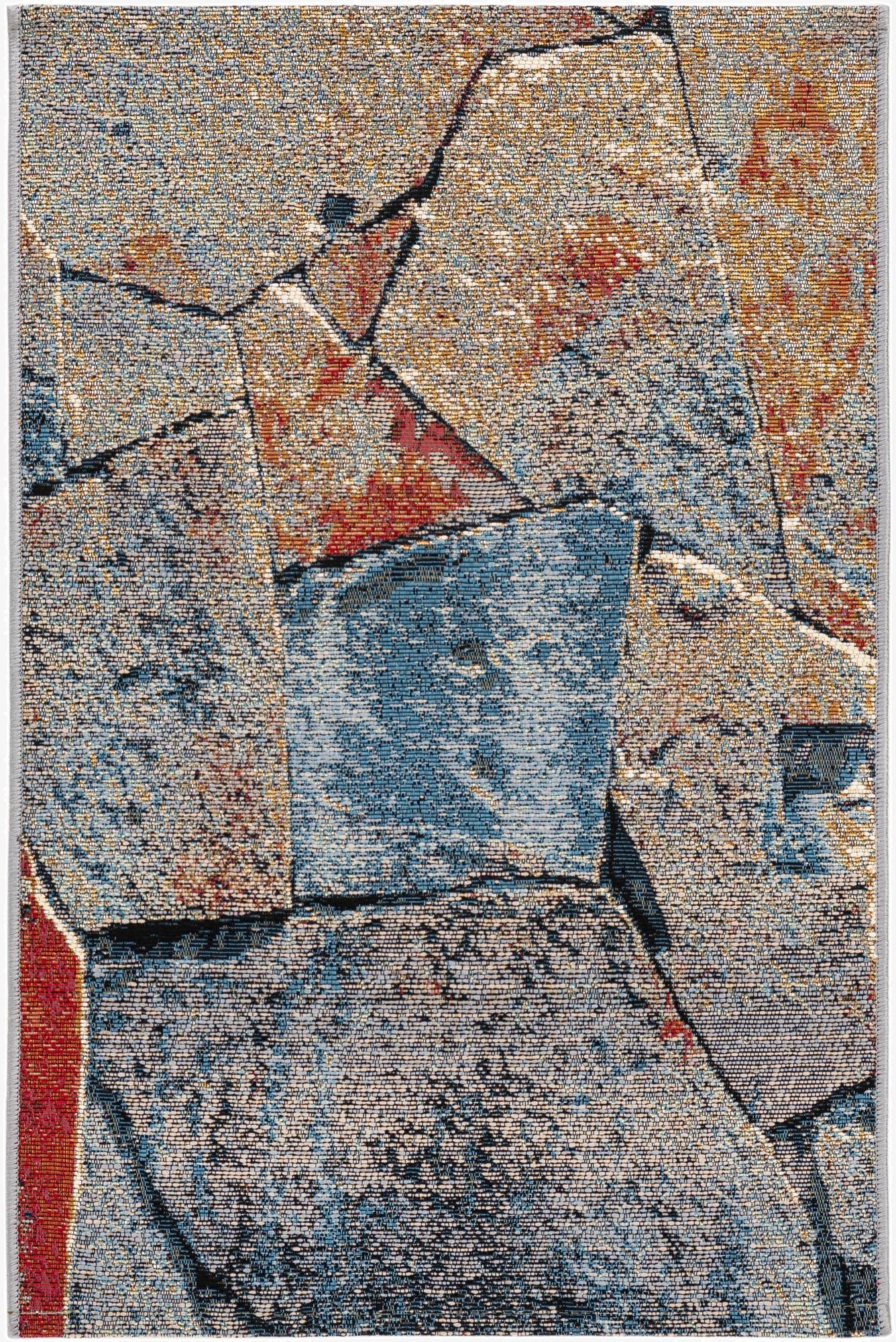  2' x 3'  Washable Modern Indoor / Outdoor Rug