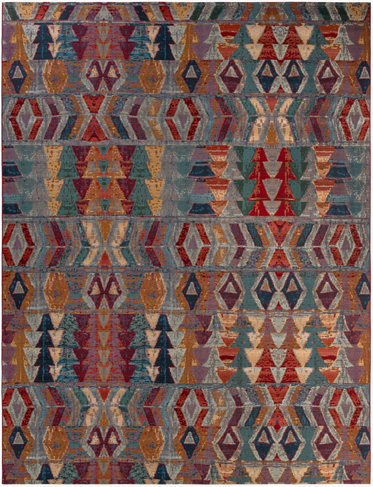  12' x 16'  Washable Modern Indoor / Outdoor Rug